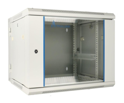 Szafa RACK ExtraLink Wisząca 19" 9U 600x600mm dwusekcyjna (szara)